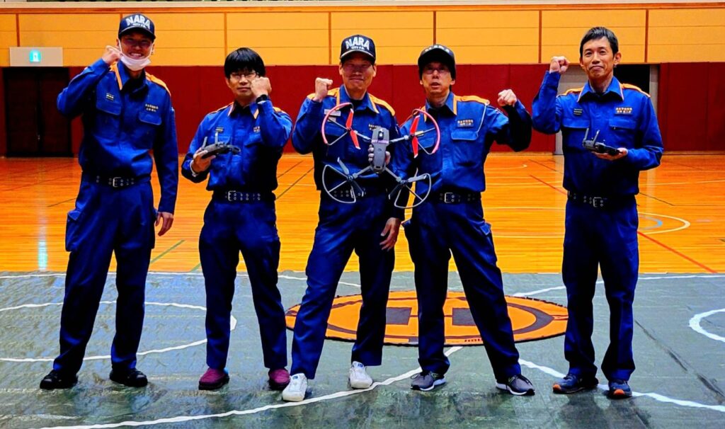 消防士さんドローン資格を取得